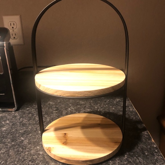 Wood Tiered Tray - Picture 2 of 4